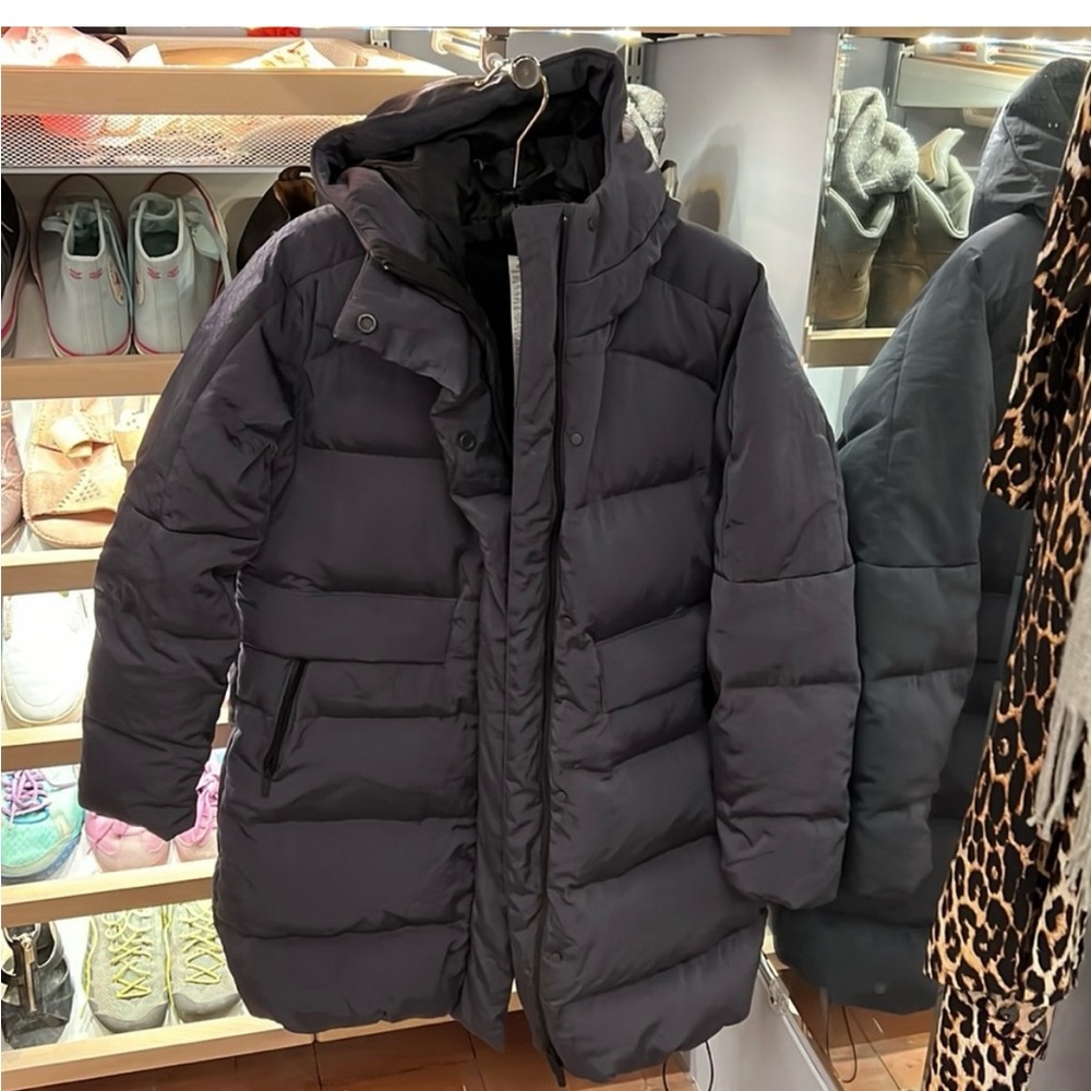 lululemon 4 in a flurry DOWN parka Stone Blue winter jacket